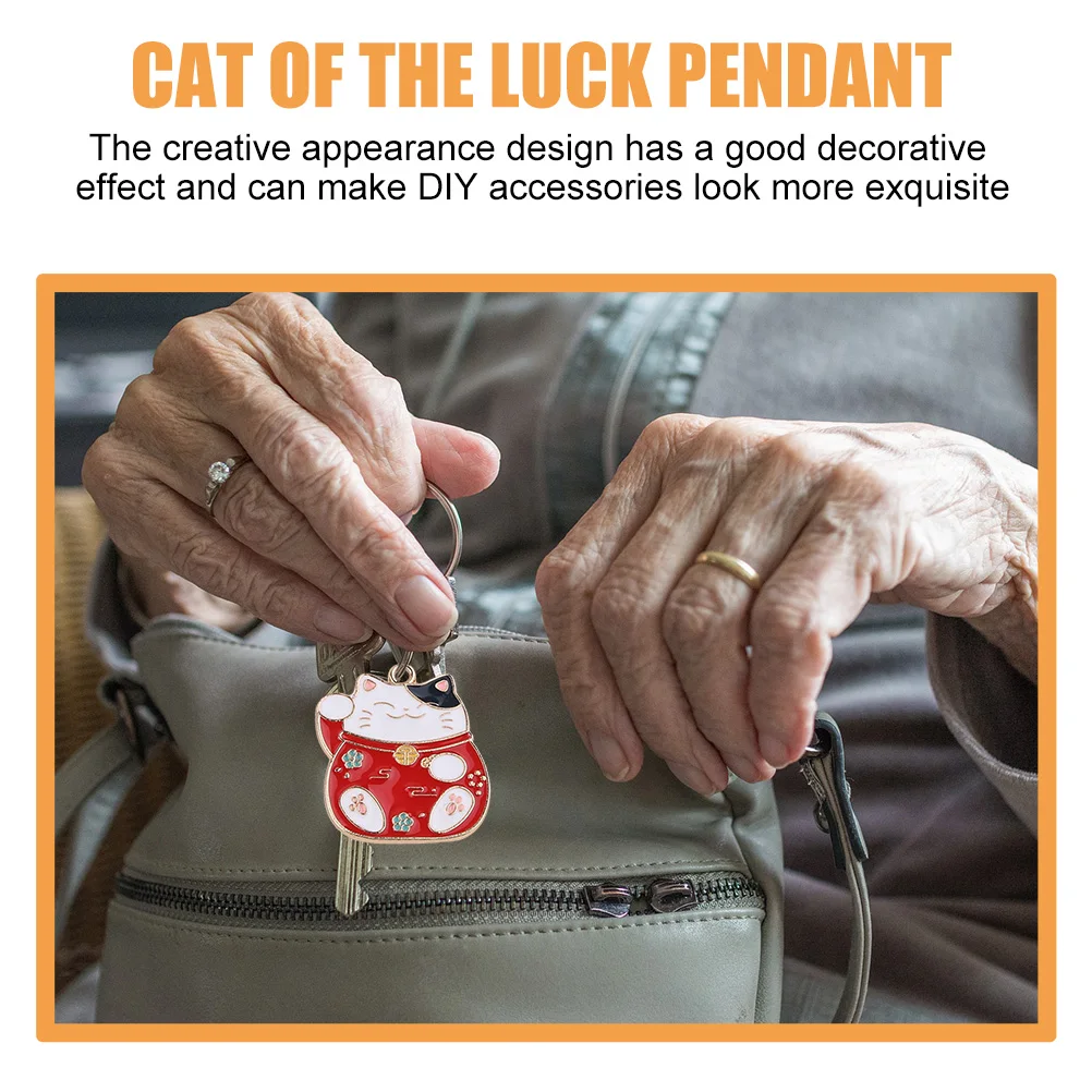 10pcs Lucky Cat Pendant Charms DIY Alloy Keychain Decorative Jewelry for DIY Accessories Key Ring Craft Making
10pcs Lucky Cat Pendant Charms DIY Alloy Keychain Decorative Jewelry for DIY Accessories Key Ring Craft Making