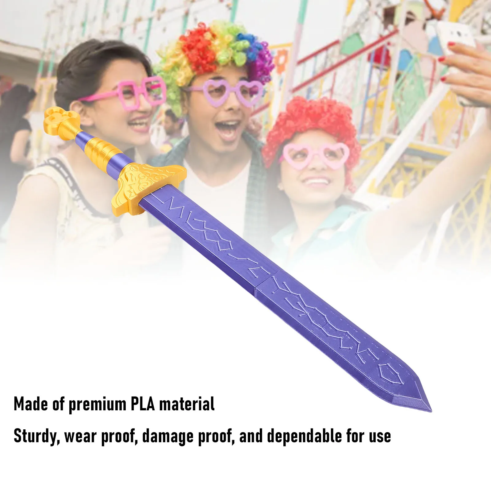 3D печать меч игрушка PLA ролевой меч косплей костюм реквизит для коллекции фестиваль праздничные подарки желтый синий
3D печать меч игрушка PLA ролевой меч косплей костюм реквизит для коллекции фестиваль праздничные подарки желтый синий