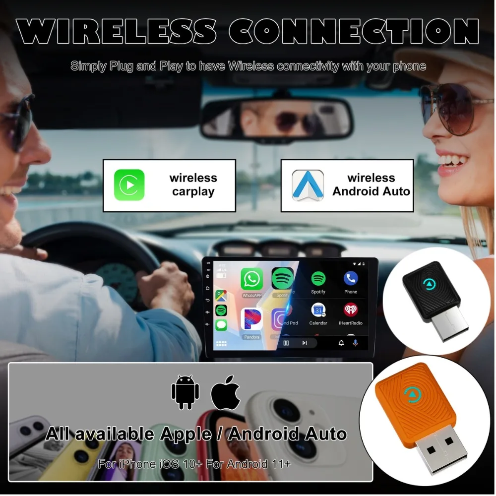 Новый проводной к беспроводному адаптеру Android Auto, беспроводной ключ CarPlay, автомобильные интеллектуальные системы, AI Smart Box для автомобиля, проводной CarPlay
Новый проводной к беспроводному адаптеру Android Auto, беспроводной ключ CarPlay, автомобильные интеллектуальные системы, AI Smart Box для автомобиля, проводной CarPlay