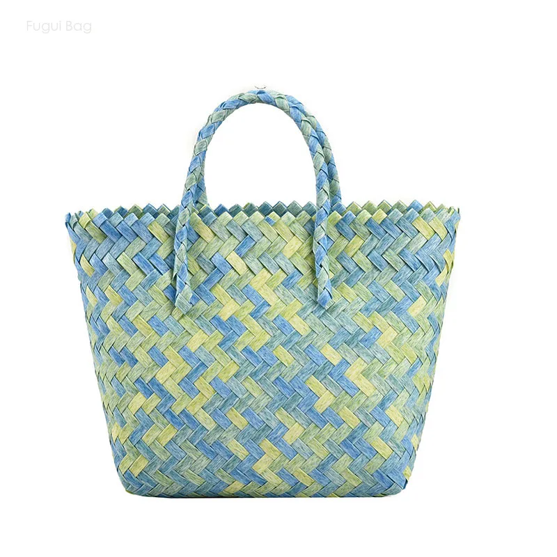 Handbag, Commuter, Travel, Multi Color Fashion, Leisure, Personalized Retro Women's Large Capacity Woven Beach
Handbag, Commuter, Travel, Multi Color Fashion, Leisure, Personalized Retro Women's Large Capacity Woven Beach