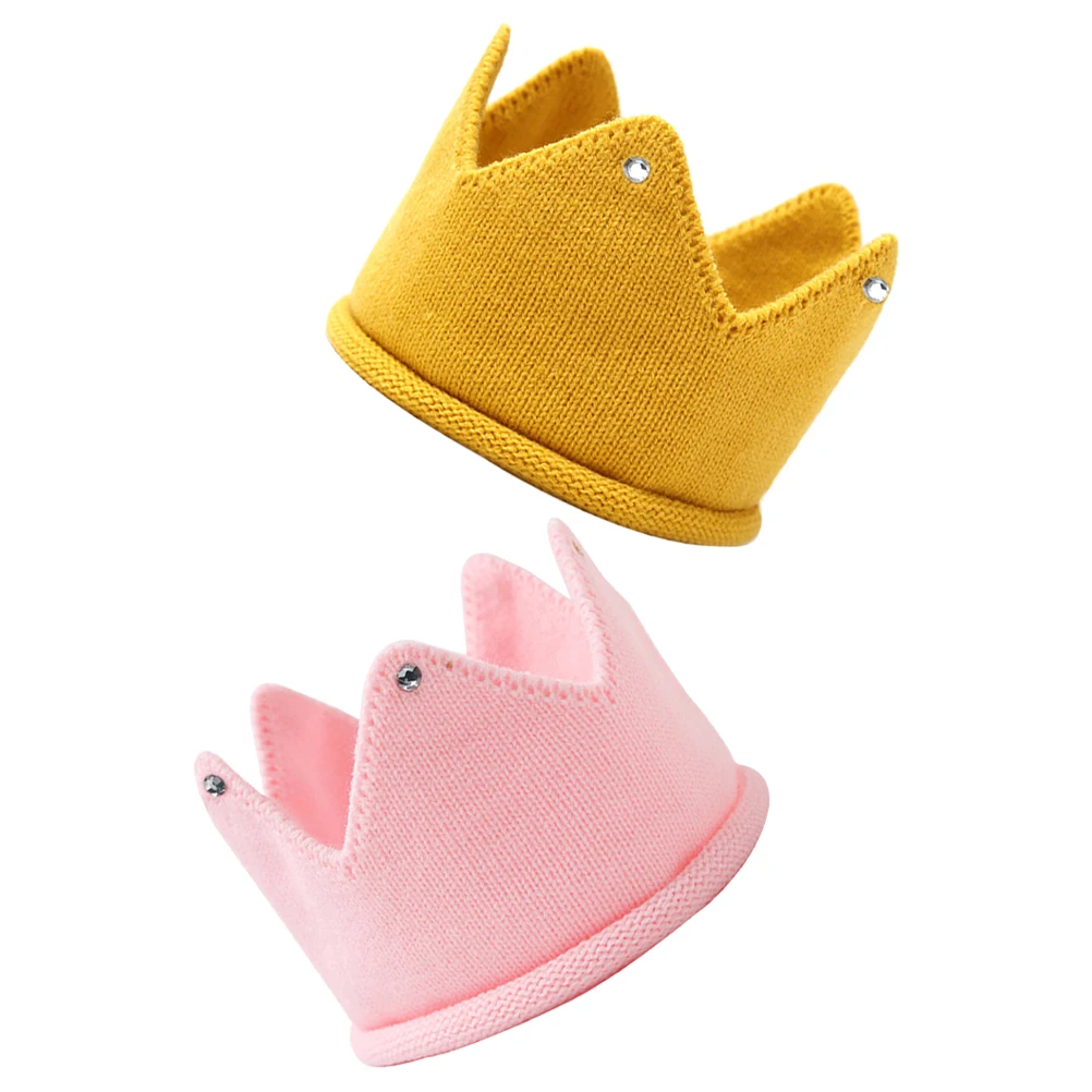 2PCS Crown Hat Party Knitted Crown Hat Toddler Baby Girl Infant Fedora Breathable Acrylic Long Lasting Birthday Prop
2PCS Crown Hat Party Knitted Crown Hat Toddler Baby Girl Infant Fedora Breathable Acrylic Long Lasting Birthday Prop