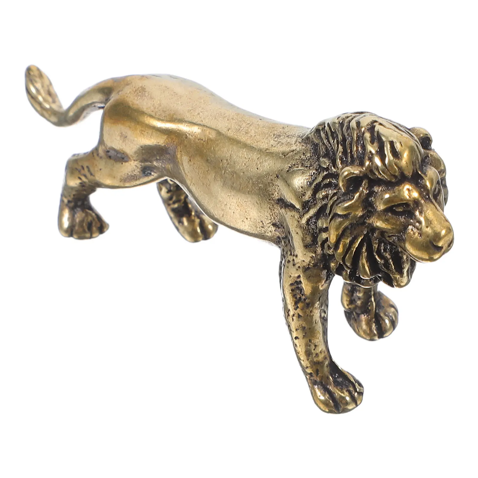 Exquisite Lion Decor Brass Ornament Fine Workmanship Compact Size Desktop Decoration Vintage Brass Lion Office Decor
Exquisite Lion Decor Brass Ornament Fine Workmanship Compact Size Desktop Decoration Vintage Brass Lion Office Decor