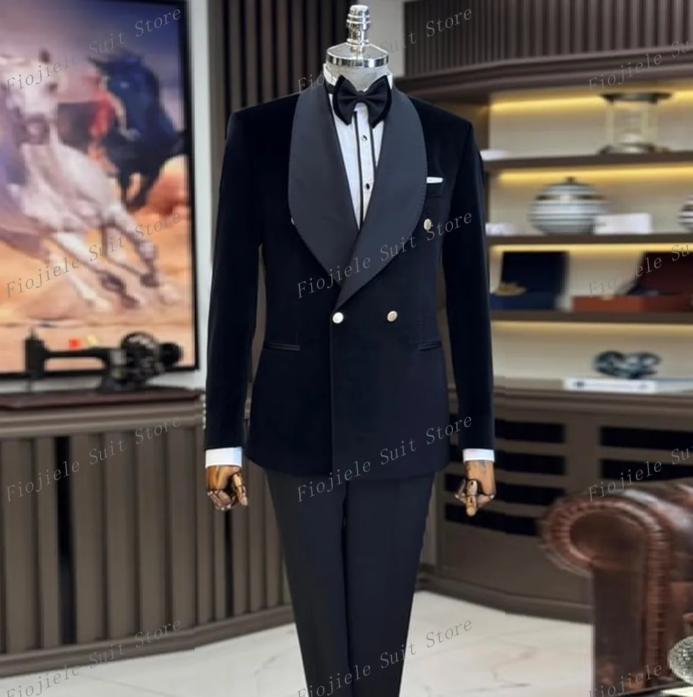 Male Black flannelette Business Formal Occasion Tuxedos Groom Groomsman Wedding Party Prom Men Suit 2 Piece Set Blazer Pants
Male Black flannelette Business Formal Occasion Tuxedos Groom Groomsman Wedding Party Prom Men Suit 2 Piece Set Blazer Pants