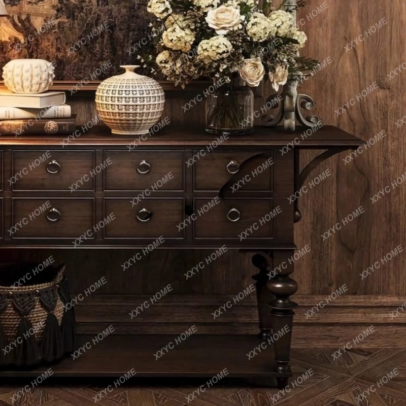 ML Entrance platform Narrow entrance table Living room Solid wood side cabinet Corridor aisle Wall side table
ML Entrance platform Narrow entrance table Living room Solid wood side cabinet Corridor aisle Wall side table