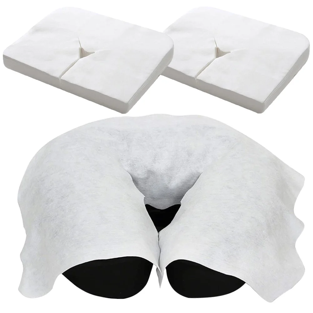100/200pcs Disposable Face Cradle Covers Headrest Massage Table Cover Non-Woven SPA Face Covers For Skincare Beauty Salon Tools
100/200pcs Disposable Face Cradle Covers Headrest Massage Table Cover Non-Woven SPA Face Covers For Skincare Beauty Salon Tools