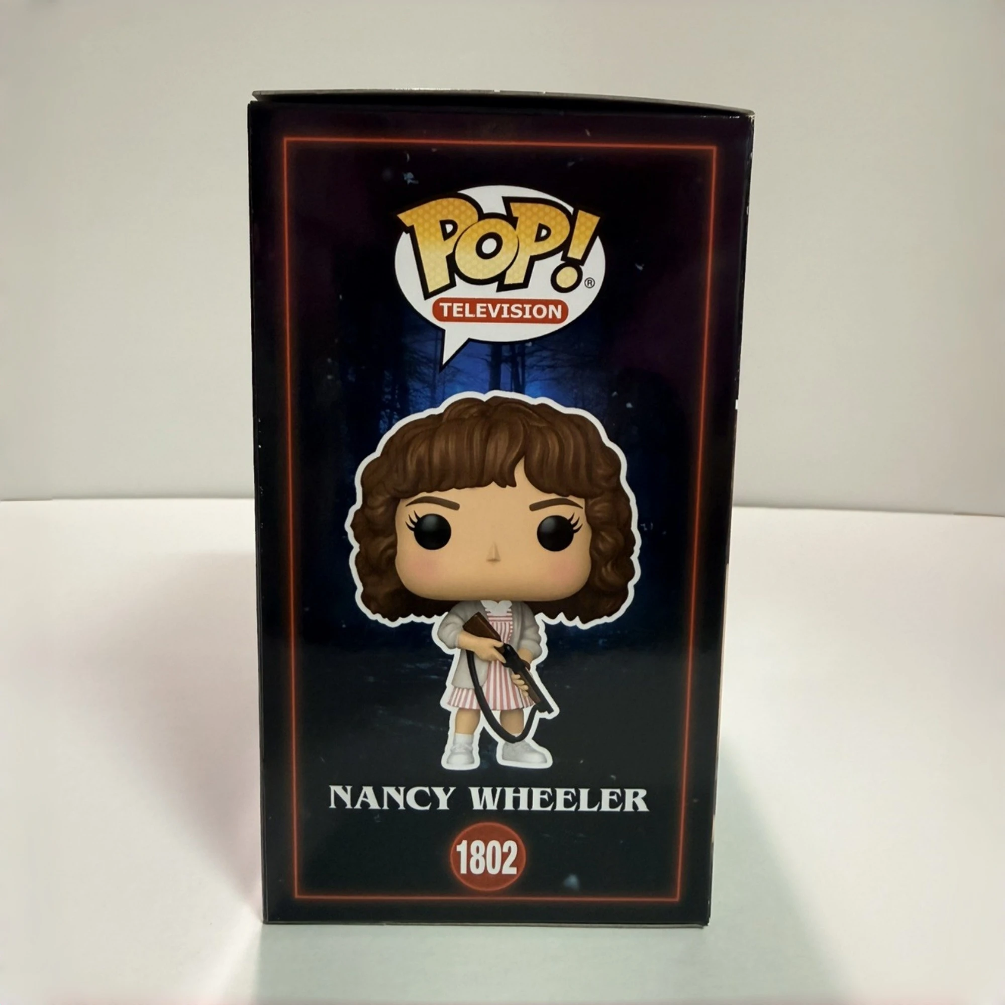 Stranger Things Vinyl Figure Nancy Wheeler with Shotgun Funko Pop! #1802 Official Authentic Licensed Limited Edition Toy Gift
Stranger Things Vinyl Figure Nancy Wheeler with Shotgun Funko Pop! #1802 Official Authentic Licensed Limited Edition Toy Gift
