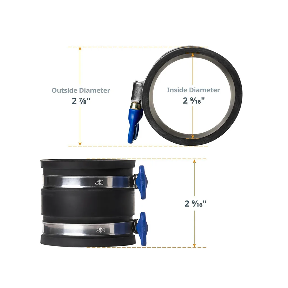 4 Piece Dust Collection Hose Connector Set with Tool-Free Adjustment Handle and Robust Stainless Steel Construction
4 Piece Dust Collection Hose Connector Set with Tool-Free Adjustment Handle and Robust Stainless Steel Construction