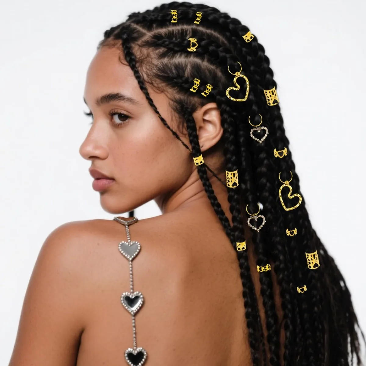 Heart Dreadlock Hair Cuffs Metal Braid Rings for Amazon Shein Temu Cross Border Managed Supply Wholesale
Heart Dreadlock Hair Cuffs Metal Braid Rings for Amazon Shein Temu Cross Border Managed Supply Wholesale
