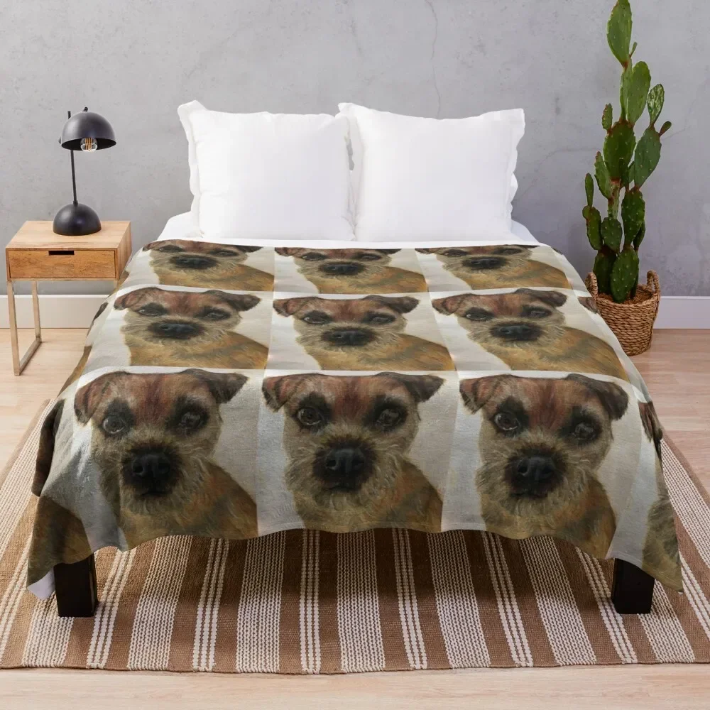 Hand painted border terrier Throw Blanket Designers for sofa Hairy Blankets
Hand painted border terrier Throw Blanket Designers for sofa Hairy Blankets