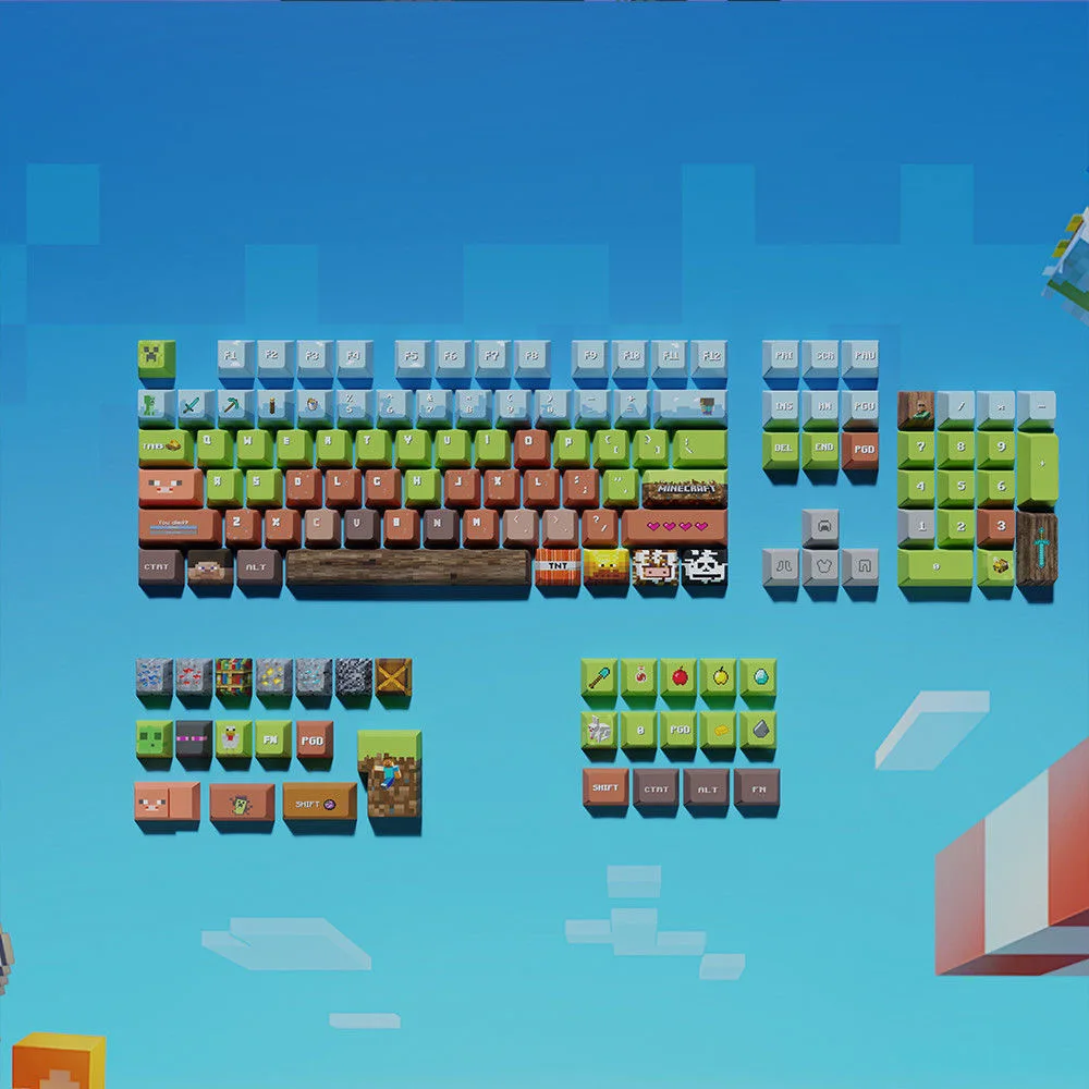 Original design My World pixel keycap original factory height 139 key adaptor Wooting magnetic axis keyboard
Original design My World pixel keycap original factory height 139 key adaptor Wooting magnetic axis keyboard
