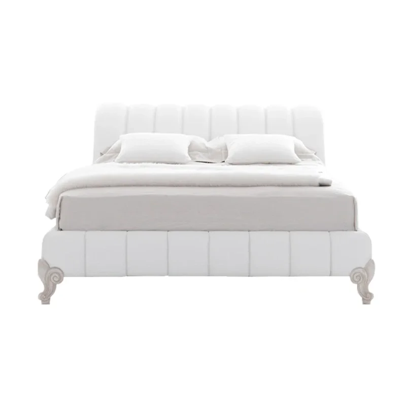 Упрощенная европейская легкая роскошная двуспальная кровать, постельное белье, двуспальная кровать, мягкая сумка из ткани 1,8 м, роскошная свадебная кровать в стиле постмодерн
Упрощенная европейская легкая роскошная двуспальная кровать, постельное белье, двуспальная кровать, мягкая сумка из ткани 1,8 м, роскошная свадебная кровать в стиле постмодерн