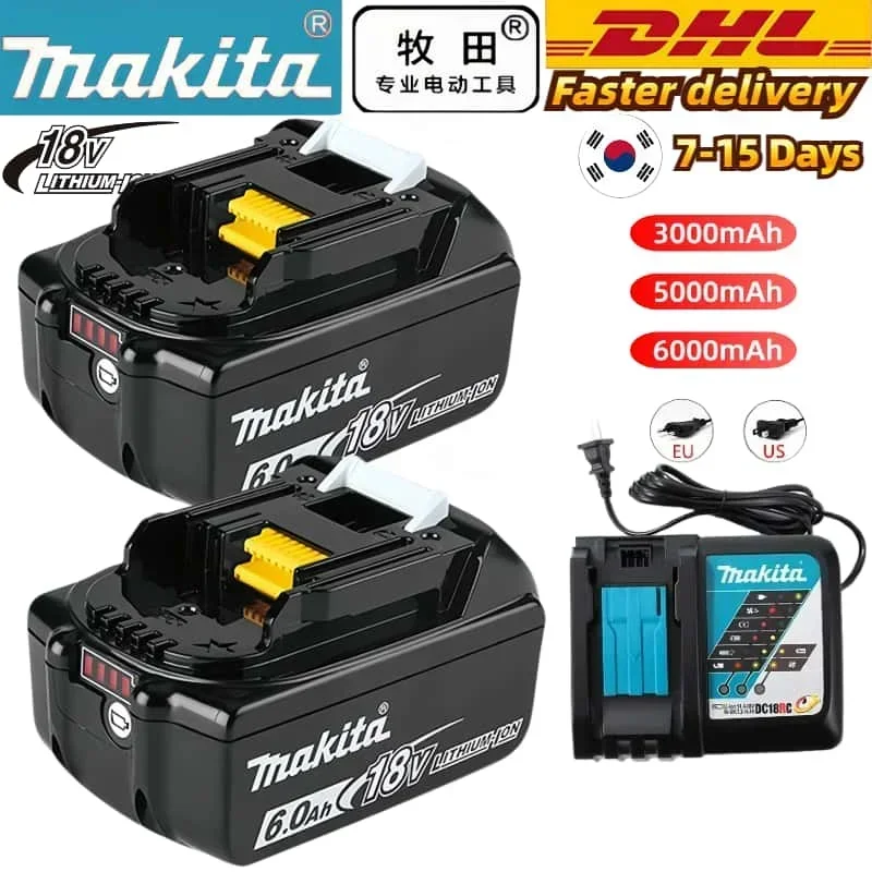 BL1850 For Makita 18V Battery Rechargeable Battery 18650 Lithium-ion Cell Suitable For Makita18V Power Tool BL1860 BL1830 LXT400
BL1850 For Makita 18V Battery Rechargeable Battery 18650 Lithium-ion Cell Suitable For Makita18V Power Tool BL1860 BL1830 LXT400