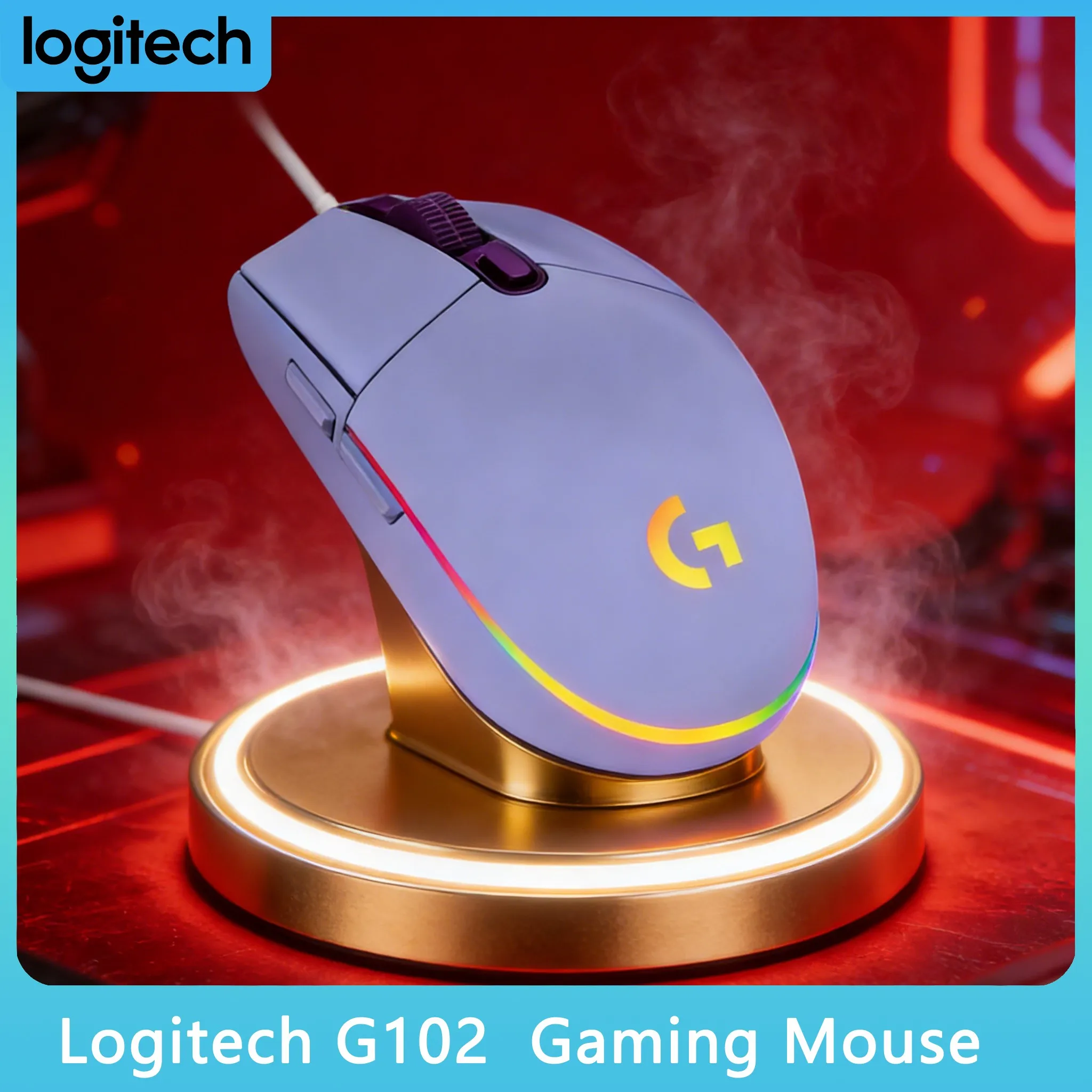 16.8M RGB Colors Logitech G102 Wired Gaming Mouse LIGHTSYNC
16.8M RGB Colors Logitech G102 Wired Gaming Mouse LIGHTSYNC