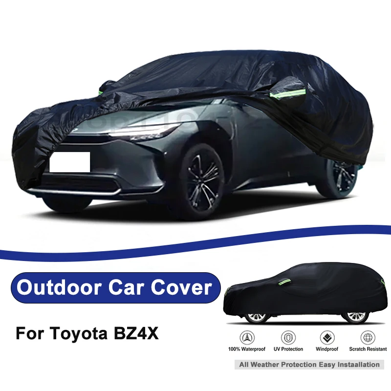 Outdoor Full Car Cover For Toyota BZ4X with Reflective Strips Waterproof Snowproof Dustproof UV Protection Auto Accessories
Outdoor Full Car Cover For Toyota BZ4X with Reflective Strips Waterproof Snowproof Dustproof UV Protection Auto Accessories