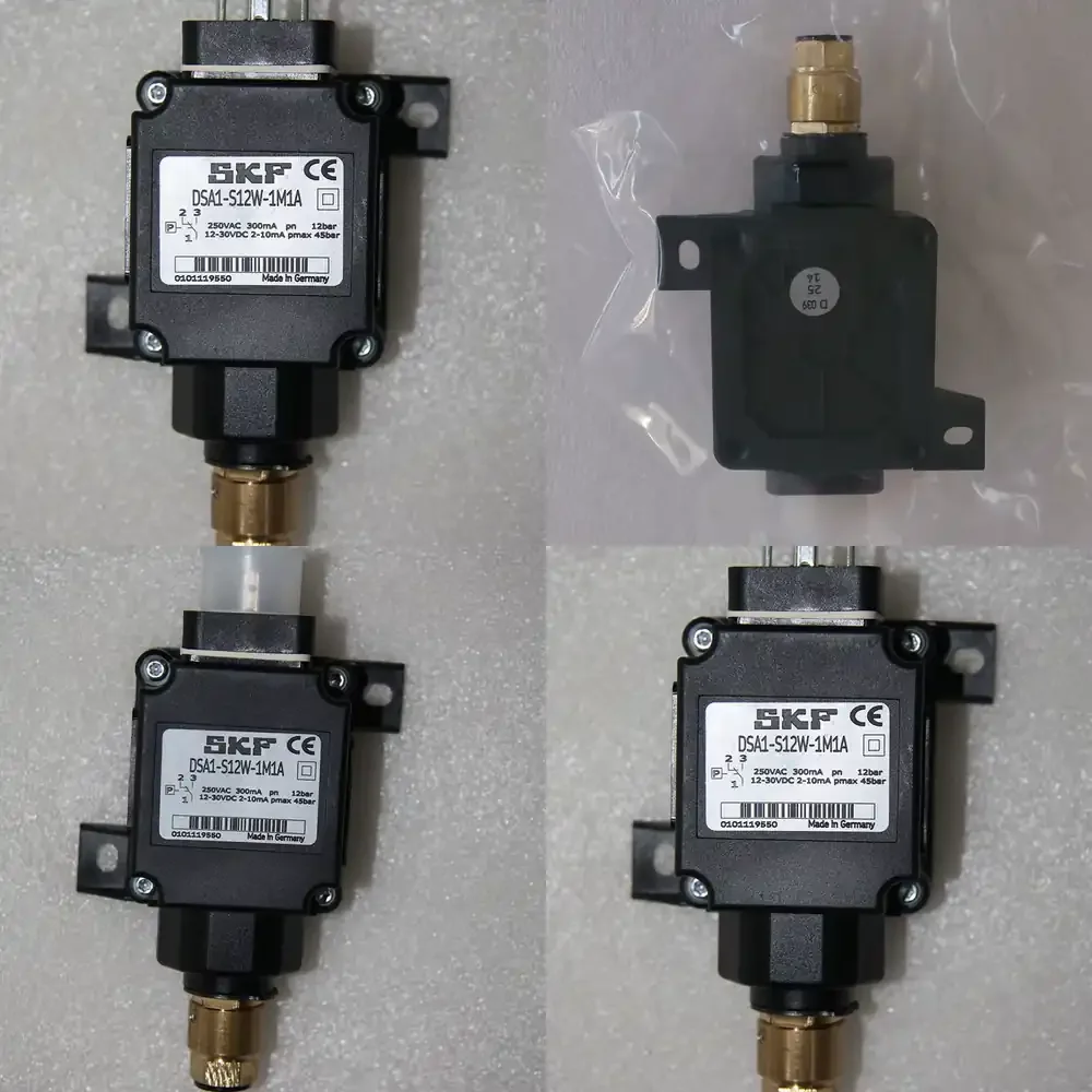 Vogel Brand New Germany SKF Pressure Switch DSA1 - 12 bar New Brand DSA1-S12W-1M1A Replace DS-W12-4
Vogel Brand New Germany SKF Pressure Switch DSA1 - 12 bar New Brand DSA1-S12W-1M1A Replace DS-W12-4