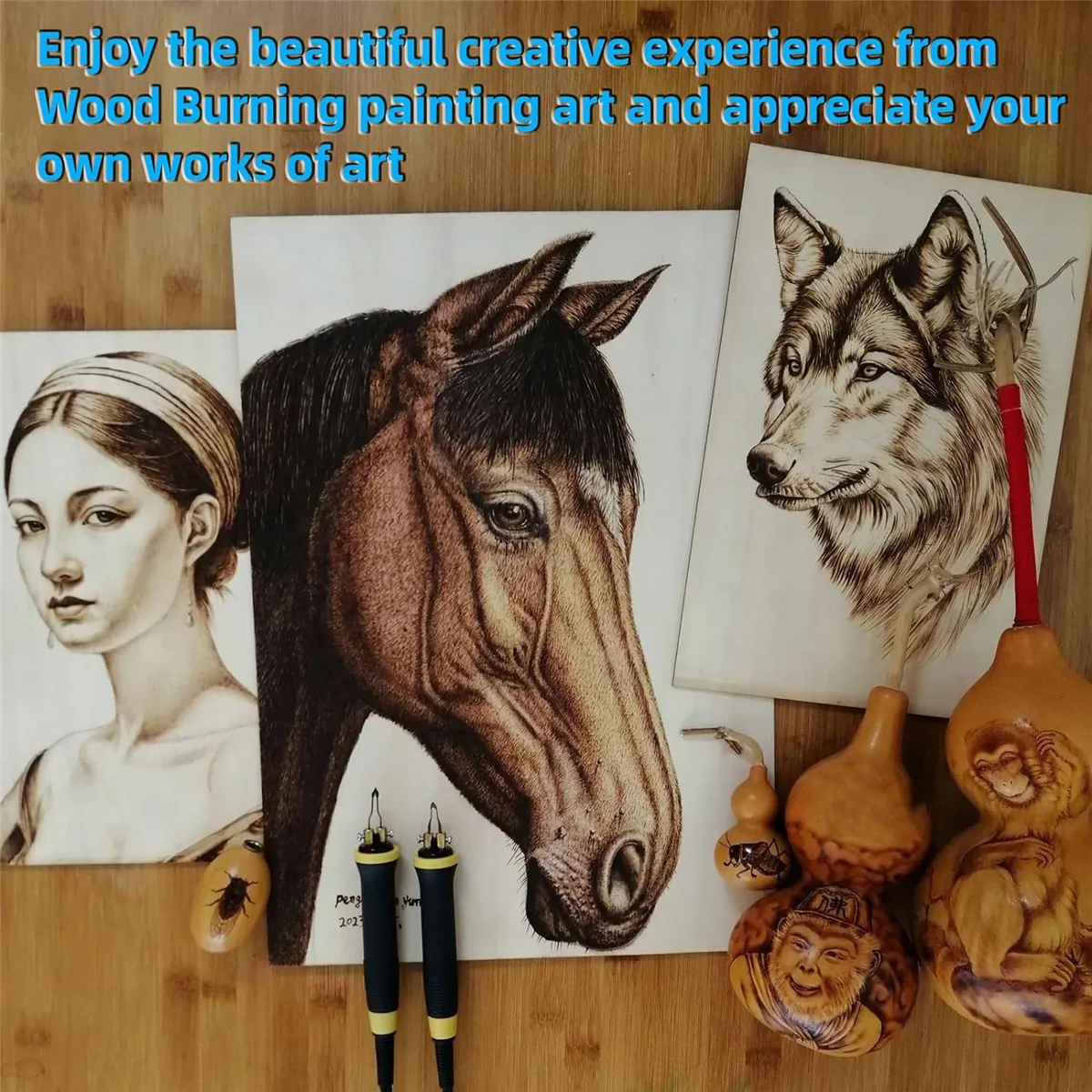 BOFO Wood Burning Kit,Wood Burning Tool,Burning Tool Wood Burning High Impedance Nickel-Chromium Wire Pen Tip Wood Burning
BOFO Wood Burning Kit,Wood Burning Tool,Burning Tool Wood Burning High Impedance Nickel-Chromium Wire Pen Tip Wood Burning