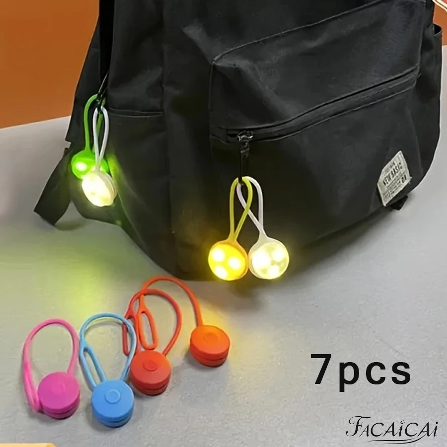 7pcs LED Backpack Safety Lights - Mixed Colors,Nighttime Running & Cycling Warning Lamps,Outdoor Camping Rope Equipment
7pcs LED Backpack Safety Lights - Mixed Colors,Nighttime Running & Cycling Warning Lamps,Outdoor Camping Rope Equipment
