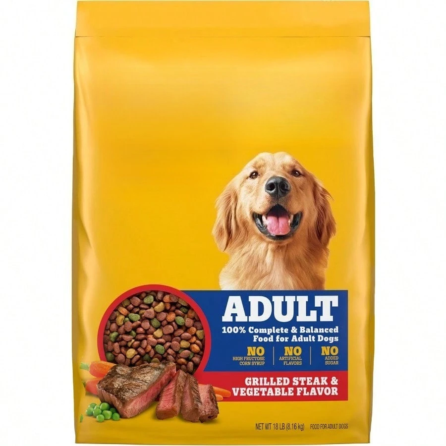 Сухой корм для взрослых собак Pedigree Complete Nutrition со вкусом жареного стейка и овощей, 18 фунтов. Сумка
Сухой корм для взрослых собак Pedigree Complete Nutrition со вкусом жареного стейка и овощей, 18 фунтов. Сумка