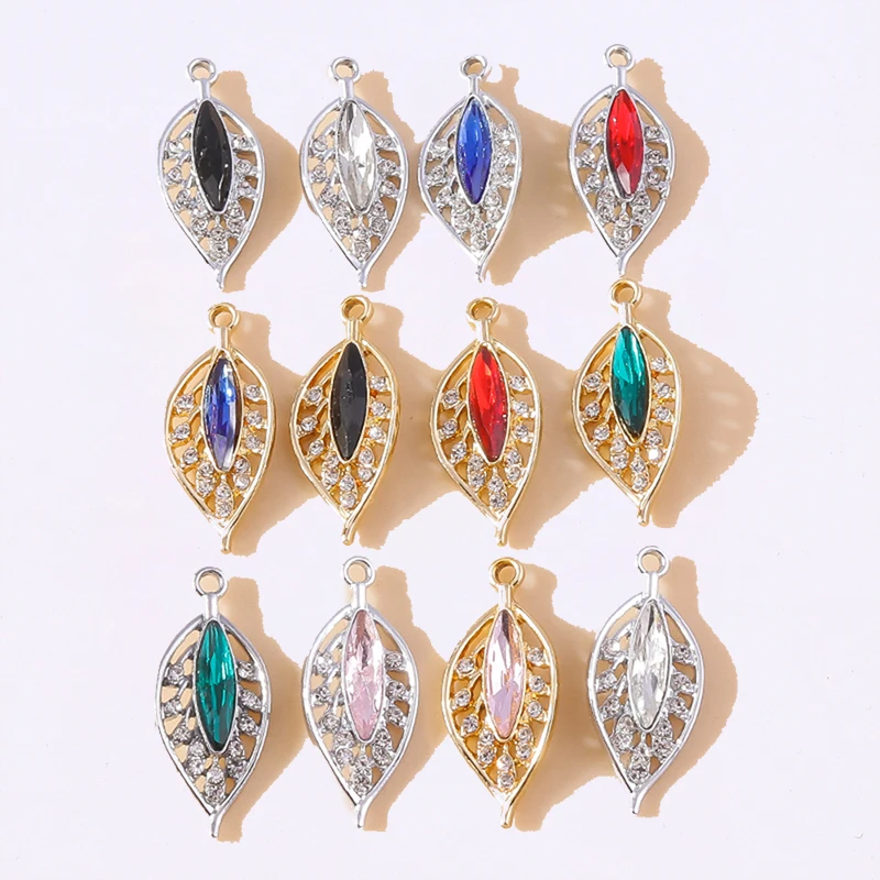 Duarte 20Pcs/Lot Cute Colorful Crystal Alloy Tree Leaf Charms Pendants for Jewelry Making DIY Necklaces Earrings Bracelets Gifts
Duarte 20Pcs/Lot Cute Colorful Crystal Alloy Tree Leaf Charms Pendants for Jewelry Making DIY Necklaces Earrings Bracelets Gifts
