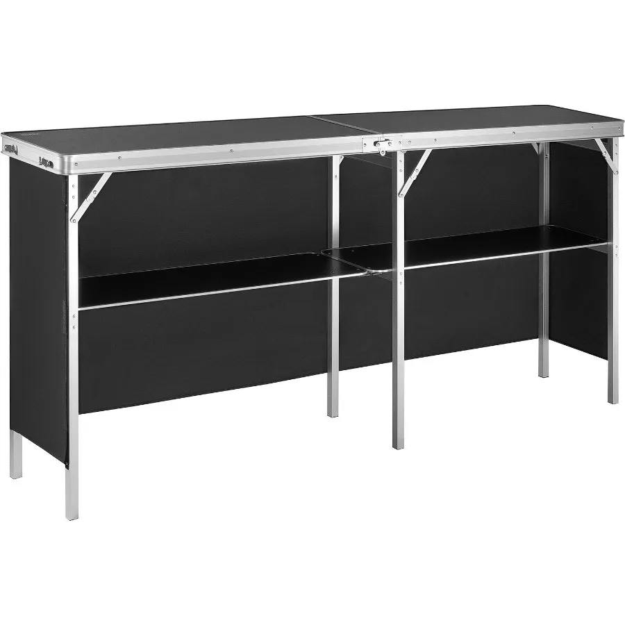 Extra Long Folding Portable Bar Table Tradeshow Podium Table for Indoor Outdoor Party Picnic Exhibition Includes Carrying Case
Extra Long Folding Portable Bar Table Tradeshow Podium Table for Indoor Outdoor Party Picnic Exhibition Includes Carrying Case
