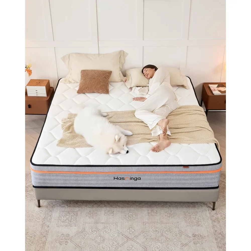 12 Inch Queen Mattress, Hybrid Medium Firm Memory Foam Mattress with Innerspring, Reinforced Edge Support, Cooling Gel Pillow To
12 Inch Queen Mattress, Hybrid Medium Firm Memory Foam Mattress with Innerspring, Reinforced Edge Support, Cooling Gel Pillow To