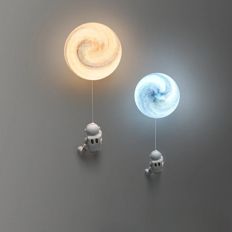 Children Room Decor Wall Light Creative Cartoon Bedroom Background Simple Astronaut Headboard LED Lights Space Moon Wall Lamp
Children Room Decor Wall Light Creative Cartoon Bedroom Background Simple Astronaut Headboard LED Lights Space Moon Wall Lamp