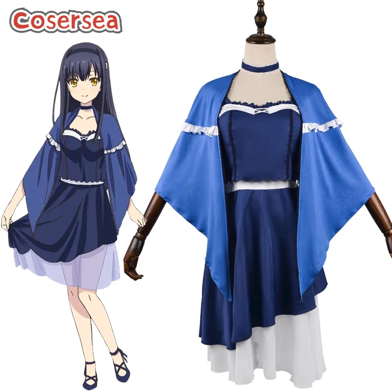 Cosersea Kushima Kamome Косплей Костюм Летние Карманы Kushima Kamome Хэллоуин Женское Синее Платье Шаль Партии Костюм Полный Комплект 
Cosersea Kushima Kamome Косплей Костюм Летние Карманы Kushima Kamome Хэллоуин Женское Синее Платье Шаль Партии Костюм Полный Комплект
