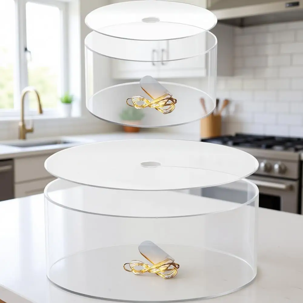 Круглые акриловые подставки для тортов с крышками - прозрачные, штабелируемые, 12 и 8 дюймов, для дней рождения, свадеб и вечеринок
Круглые акриловые подставки для тортов с крышками - прозрачные, штабелируемые, 12 и 8 дюймов, для дней рождения, свадеб и вечеринок