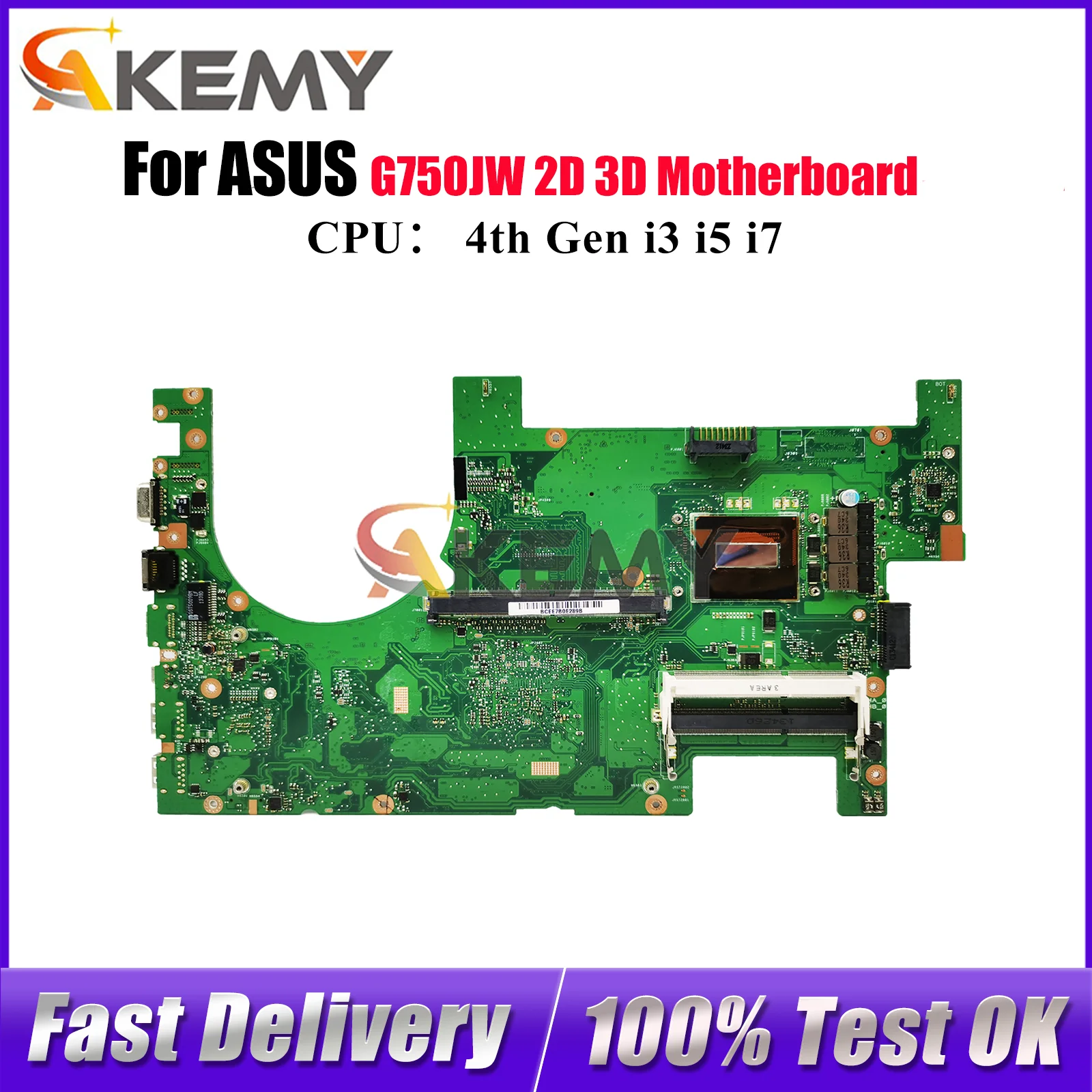 G750JW Laptop Motherboard For ASUS ROG G750JX G750JH G750JW G750JZ G750JM G750J G750JY Mainboard With i3 i5 i7 CPU tests OK stk
G750JW Laptop Motherboard For ASUS ROG G750JX G750JH G750JW G750JZ G750JM G750J G750JY Mainboard With i3 i5 i7 CPU tests OK stk