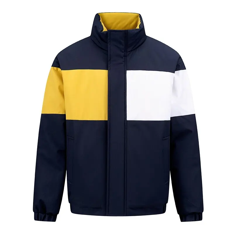 Осенне-зимняя модная трендовая утолщенная теплая ветрозащитная куртка на хлопковой подкладке, мужская свободная спортивная куртка большого размера высокого качества 
Осенне-зимняя модная трендовая утолщенная теплая ветрозащитная куртка на хлопковой подкладке, мужская свободная спортивная куртка большого размера высокого качества