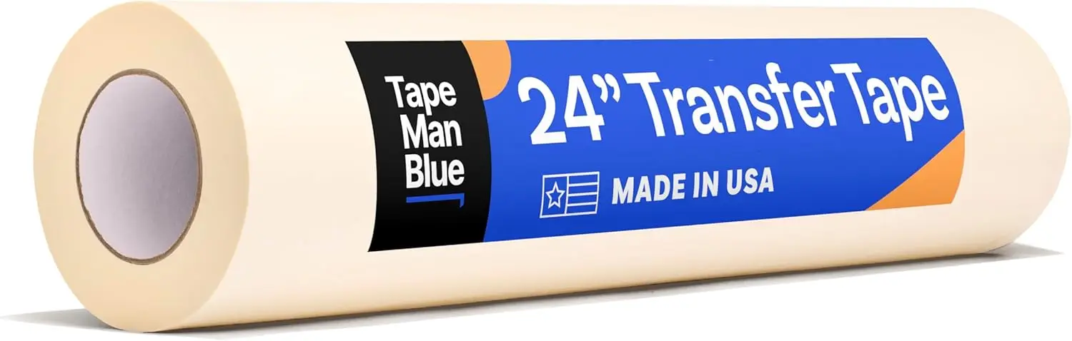 24" x 100 Yard Vinyl Transfer Tape, Premium Layflat Adhesive for Sign Making
24" x 100 Yard Vinyl Transfer Tape, Premium Layflat Adhesive for Sign Making