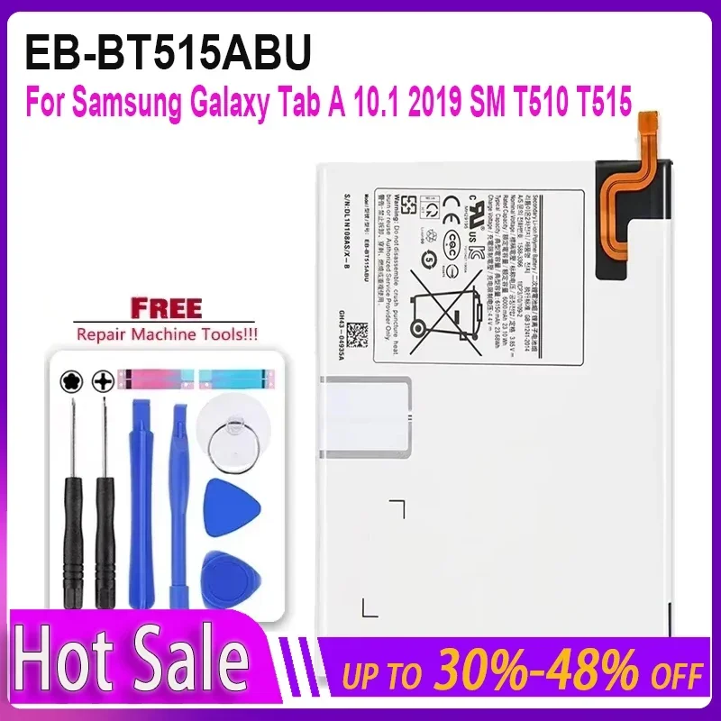 EB-BT515ABU Аккумулятор для планшета емкостью 6000 мАч для Galaxy Tab A 10,1 2019 SM-T510 T510 T515 T517, запасные части, запасные аккумуляторы
EB-BT515ABU Аккумулятор для планшета емкостью 6000 мАч для Galaxy Tab A 10,1 2019 SM-T510 T510 T515 T517, запасные части, запасные аккумуляторы
