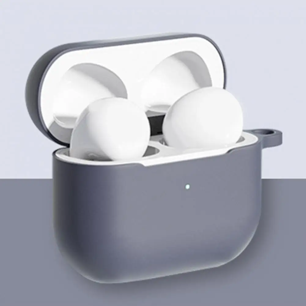 Earphone Case 1 Set Practical Anti-shock Solid Color Easy to Carry with Hanging Buckle Wireless Headphone Cushion
Earphone Case 1 Set Practical Anti-shock Solid Color Easy to Carry with Hanging Buckle Wireless Headphone Cushion