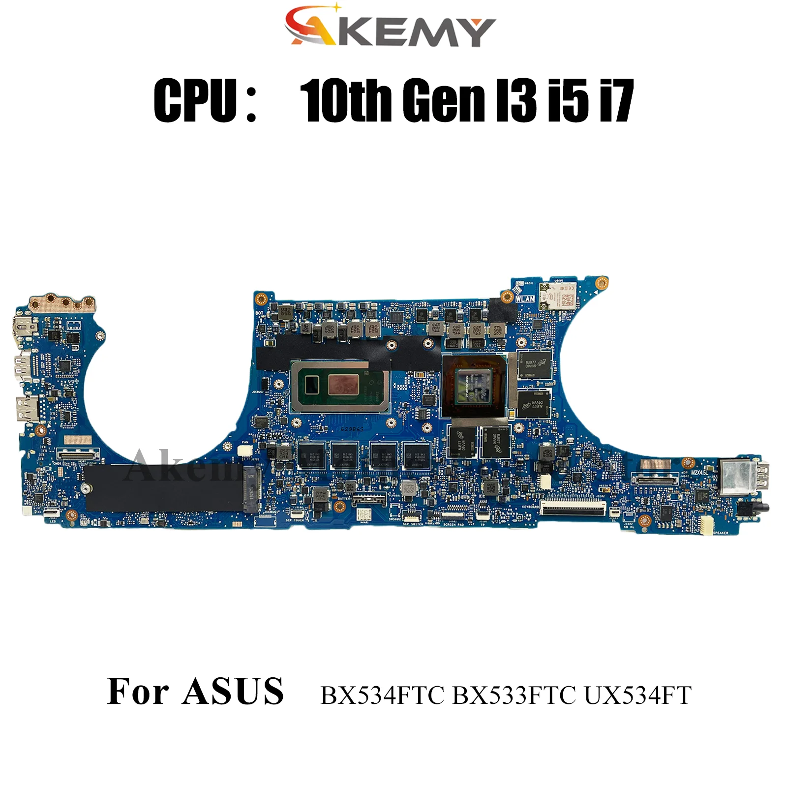 UX534FT Laptop Motherboard For ASUS UX534FTC BX533FTC BX534FTC UX534FT BX534FT RX534FTC UX534F Mainboard With 10th Gen I3 i5 i7
UX534FT Laptop Motherboard For ASUS UX534FTC BX533FTC BX534FTC UX534FT BX534FT RX534FTC UX534F Mainboard With 10th Gen I3 i5 i7