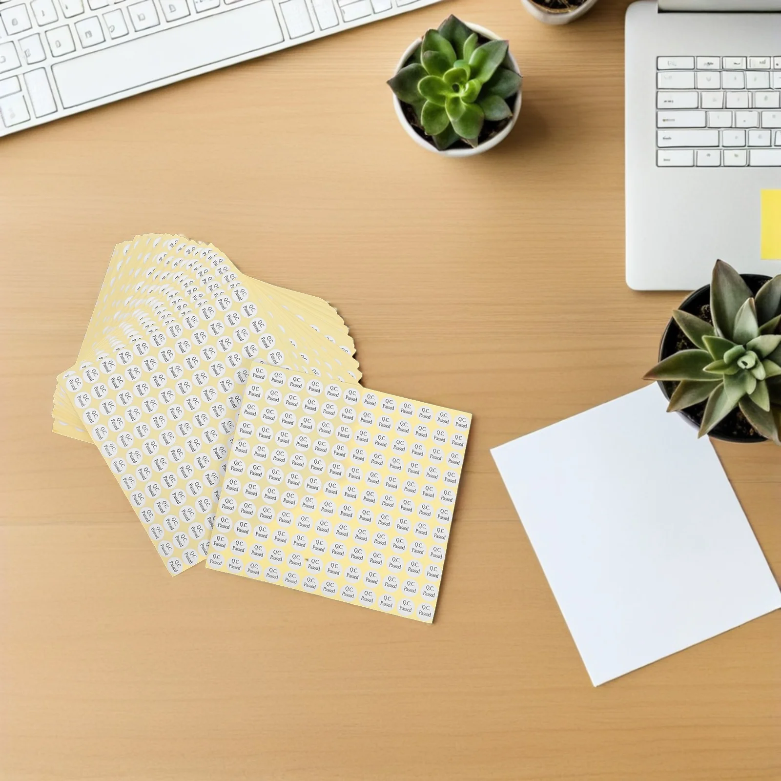 10pcs Qc Passed Labels: Self-Adhesive Round White Stickers For Packaging Inspection Marking Warehouse Organization File Folder
10pcs Qc Passed Labels: Self-Adhesive Round White Stickers For Packaging Inspection Marking Warehouse Organization File Folder