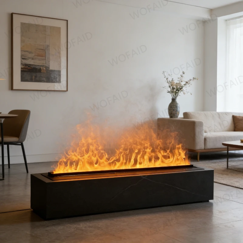 Multi-Color Water Vapour Fireplace No Heat Effect Fireplace Mist Firebox RGB LED Flame 128 Colors Luxury Gold Mist Firepit
Multi-Color Water Vapour Fireplace No Heat Effect Fireplace Mist Firebox RGB LED Flame 128 Colors Luxury Gold Mist Firepit