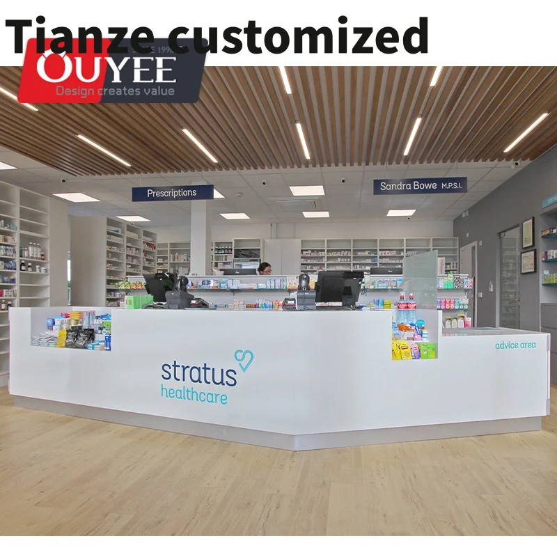 Customized-3D Drugstore Pharmacy Medical Store Decoration Pharmacy Medical Shelves Pharmacy Counter Furniture Farmacia
Customized-3D Drugstore Pharmacy Medical Store Decoration Pharmacy Medical Shelves Pharmacy Counter Furniture Farmacia