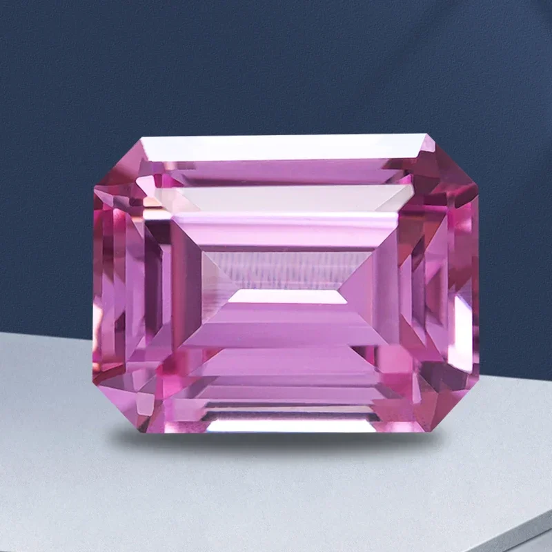 Top Lab Grown Sapphire Pink Color Emerald Cut VVS1 Selectable AGL Certificate Gemstone Charms DIY For Jewelry Making Ma
Top Lab Grown Sapphire Pink Color Emerald Cut VVS1 Selectable AGL Certificate Gemstone Charms DIY For Jewelry Making Ma