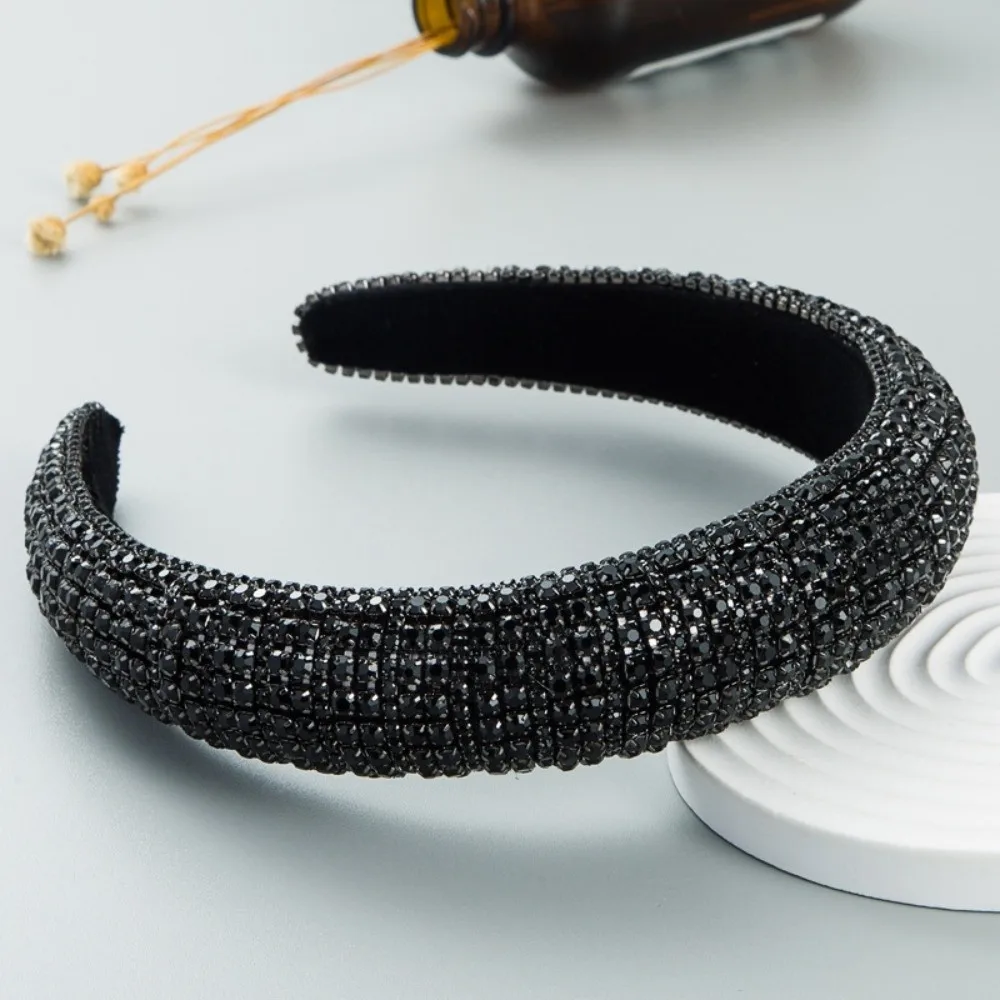 Sparkly Hairband Padded Rhinestone Headband Wide-brim Luxury Crystal Hairband Non-slip Glittering Sponge Hair Hoop Teens
Sparkly Hairband Padded Rhinestone Headband Wide-brim Luxury Crystal Hairband Non-slip Glittering Sponge Hair Hoop Teens