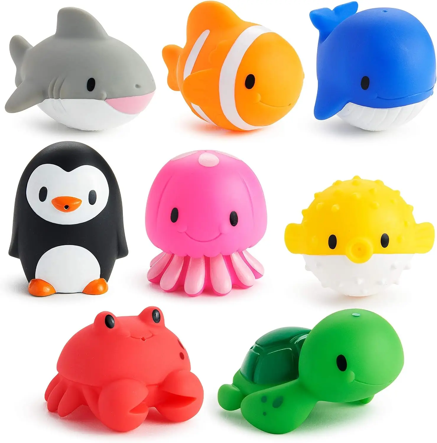 Munchkin Baby Bath Toy Squirts for Babies and Toddlers 9 Months and Up, Ocean Sea Animals Squirters, 8 Pack
Munchkin Baby Bath Toy Squirts for Babies and Toddlers 9 Months and Up, Ocean Sea Animals Squirters, 8 Pack