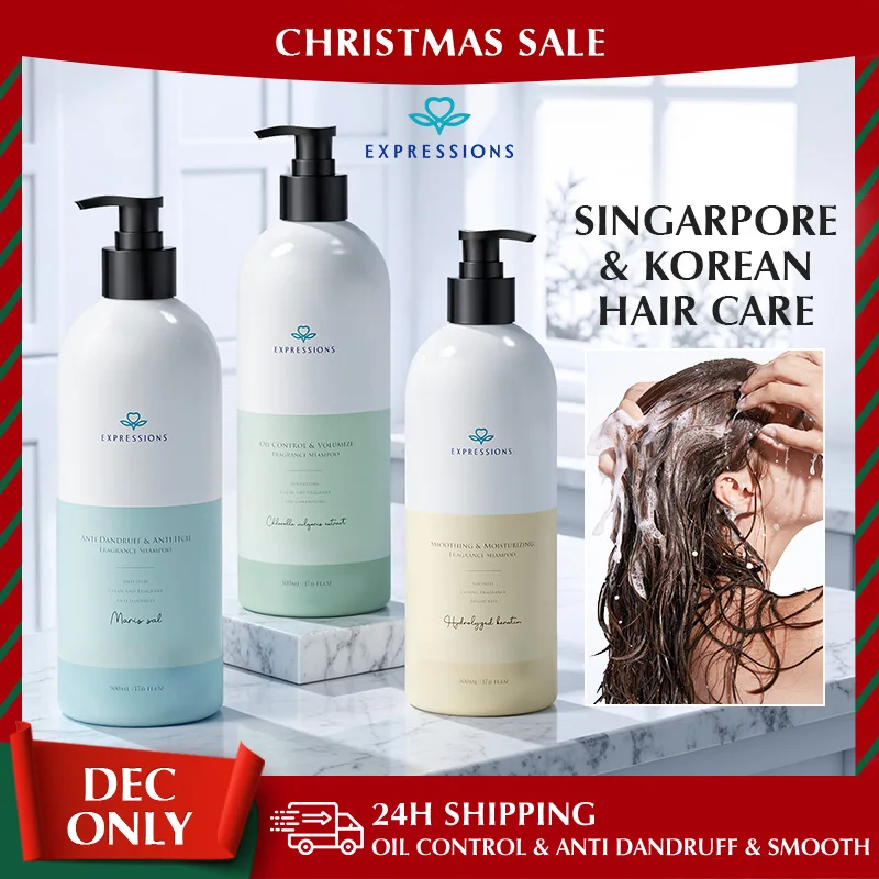 EXPRESSIONS Loose Control Oil + Debris Removal and Anti-itch + Smooth and Moisturizing Shampoo
EXPRESSIONS Loose Control Oil + Debris Removal and Anti-itch + Smooth and Moisturizing Shampoo