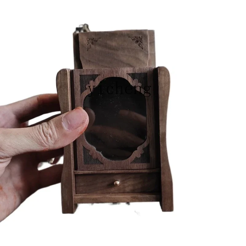 Маленький шкаф Будды Мини из массива дерева Черный орех Маленькая ниша Будды
Маленький шкаф Будды Мини из массива дерева Черный орех Маленькая ниша Будды