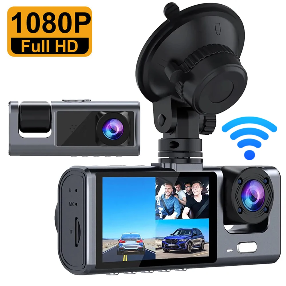Dash Cam Car DVR WiFi Full HD 1080P Rear View Reversing Car Camera Drive Video Recorder Black Box Dashcam Auto Car Accessories
Dash Cam Car DVR WiFi Full HD 1080P Rear View Reversing Car Camera Drive Video Recorder Black Box Dashcam Auto Car Accessories