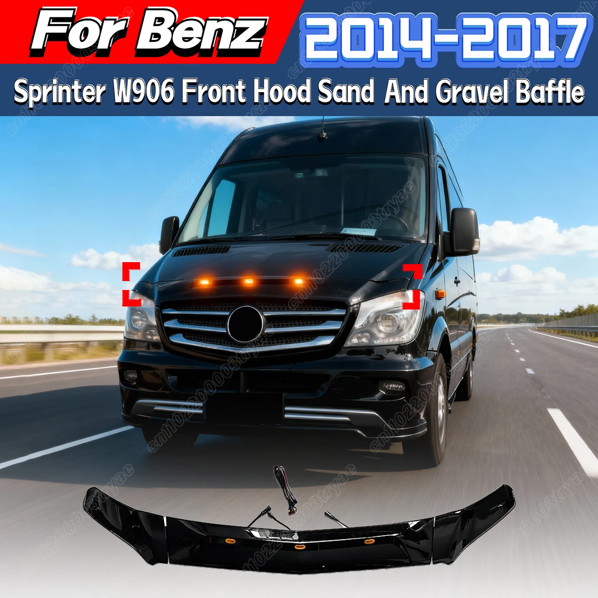 For Mercedes-Benz Sprinter W906 2014 2015 2016 2017 Car Front Engine Hood Sand and Stone Bezel Car Center Splash Guard Body Kit
For Mercedes-Benz Sprinter W906 2014 2015 2016 2017 Car Front Engine Hood Sand and Stone Bezel Car Center Splash Guard Body Kit
