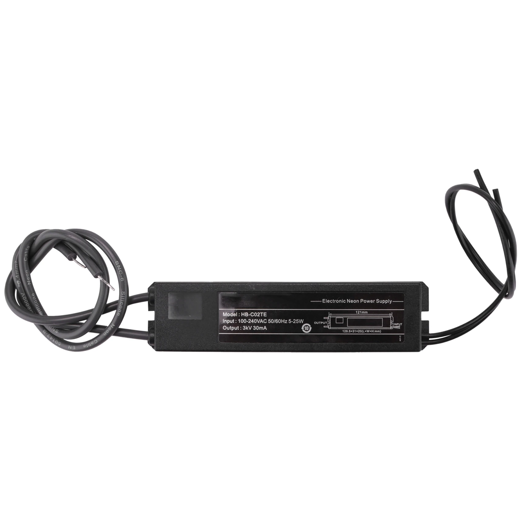 N84R Neon Light Sign Electronic Transformer Power Supply Hb-C02Te 3Kv 30Ma 5-25W Fit for Any Sizes Of Glass Neon Light Sign
N84R Neon Light Sign Electronic Transformer Power Supply Hb-C02Te 3Kv 30Ma 5-25W Fit for Any Sizes Of Glass Neon Light Sign