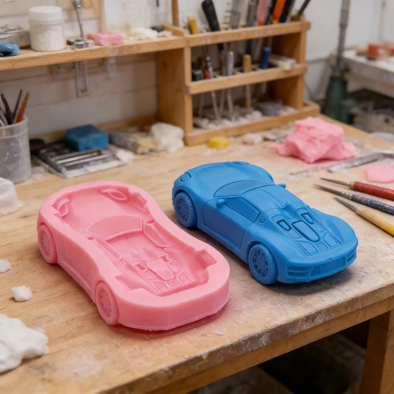 Силиконовая форма для 3D-модели автомобиля из эпоксидной смолы, которую можно использовать для DIY-декораций, украшения тортов и работы с сахарной мастикой.
Силиконовая форма для 3D-модели автомобиля из эпоксидной смолы, которую можно использовать для DIY-декораций, украшения тортов и работы с сахарной мастикой.