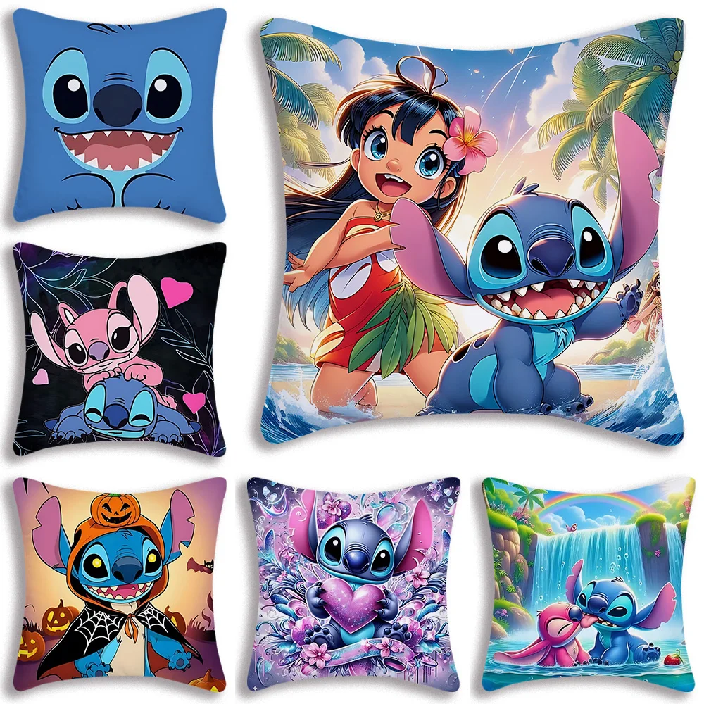 Anime Figure Disney cute Stitch Pillow Covers Cartoon Sofa Decorative Home Double-sided Printing Short Plush Cute Cushion Cover
Anime Figure Disney cute Stitch Pillow Covers Cartoon Sofa Decorative Home Double-sided Printing Short Plush Cute Cushion Cover