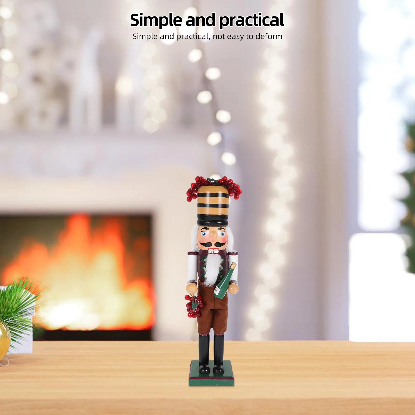 Nutcracker nament Wooden Decor Traditional Puppet Figure Christmas Craft Small Decor Desktop Figures Wood naments Xmas Gift
Nutcracker nament Wooden Decor Traditional Puppet Figure Christmas Craft Small Decor Desktop Figures Wood naments Xmas Gift
