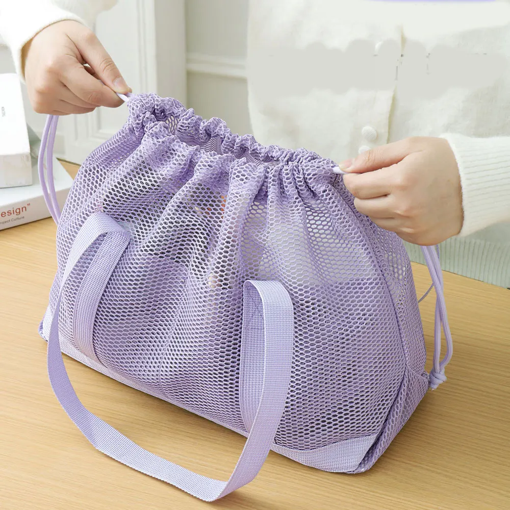 Mesh Beach Bag Travel Toiletry Storage Bag Hollow-Out Tote Bag Drawstring Pouch Foldable Shopping Bag Inner Bag
Mesh Beach Bag Travel Toiletry Storage Bag Hollow-Out Tote Bag Drawstring Pouch Foldable Shopping Bag Inner Bag