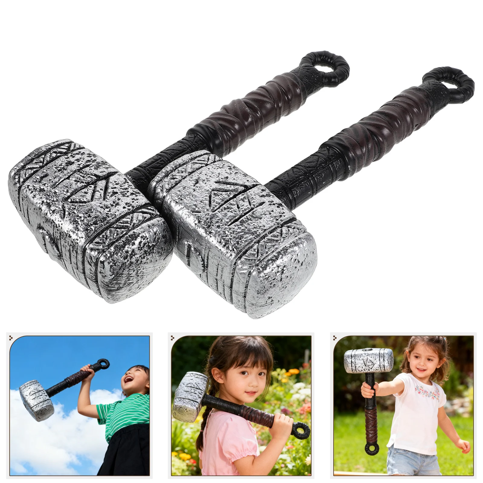 2pcs Pirate Hammer Prop Soft Plastic Lightweight Halloween Fake Realistic Costume Accessory For Adults Party Theater
2pcs Pirate Hammer Prop Soft Plastic Lightweight Halloween Fake Realistic Costume Accessory For Adults Party Theater